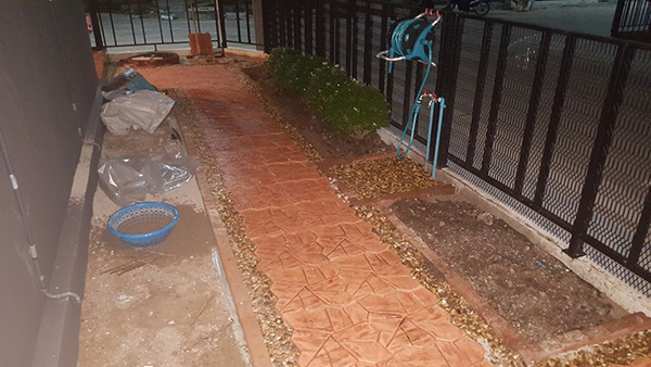 จัดสวนข้างบ้าน จัดสวนข้างบ้าน