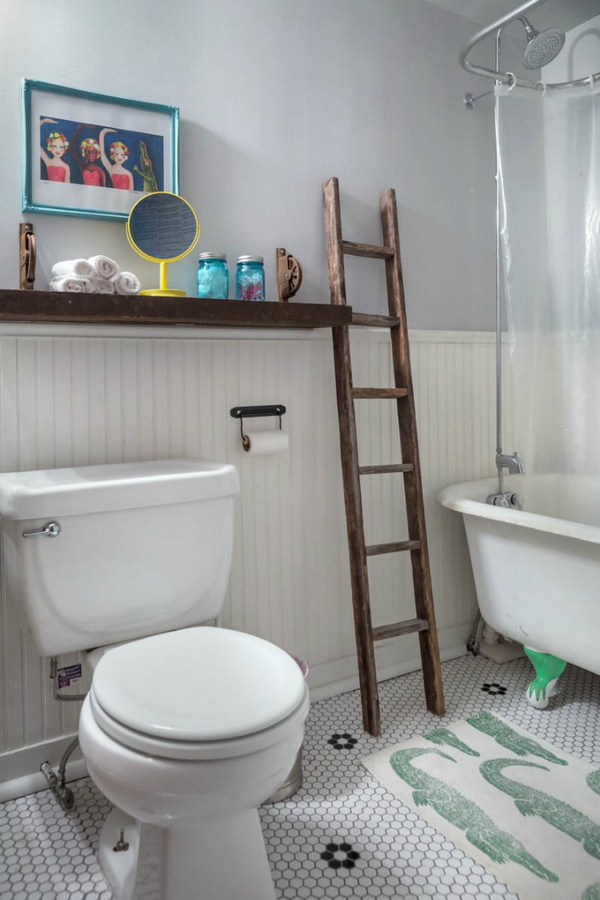 แต่งห้องน้ำแบบวินเทจ แต่งห้องน้ำแบบวินเทจ