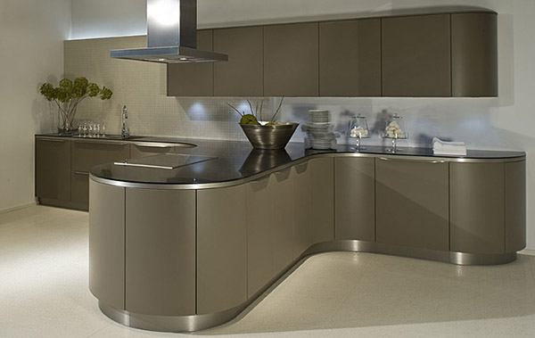 ห้องครัวแบบโค้ง