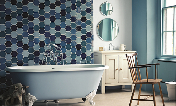 แต่งห้องน้ำ สีสันสดใส