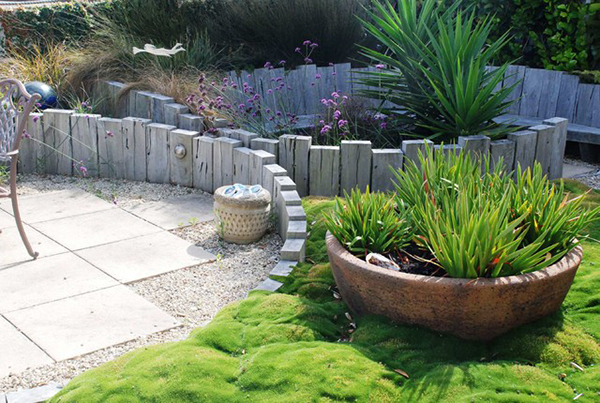 แต่งสวนแบบ rustic style